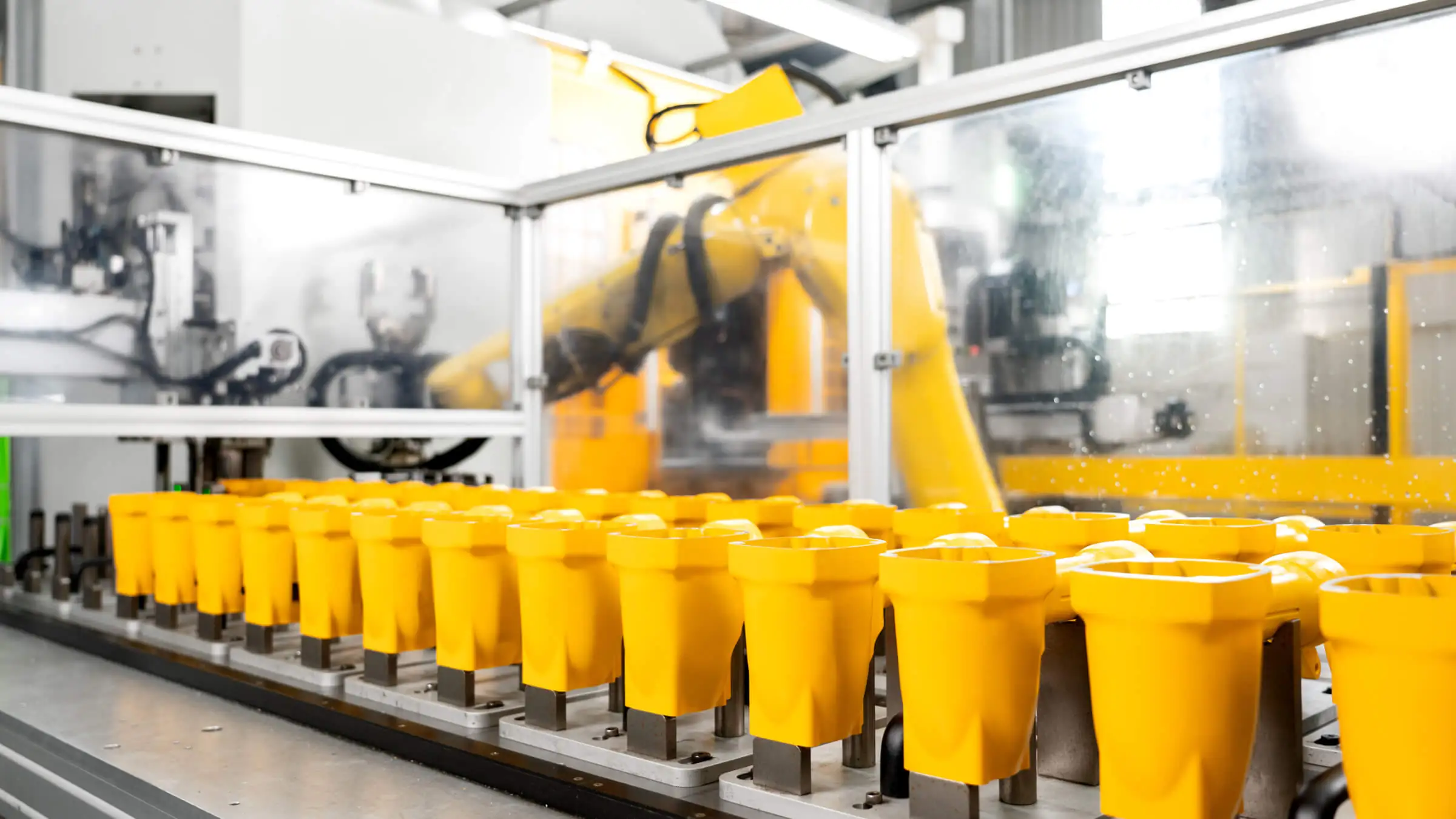 二次CNC加工工程におけるアルミ合金ダイカスト筐体の自動搬送システム