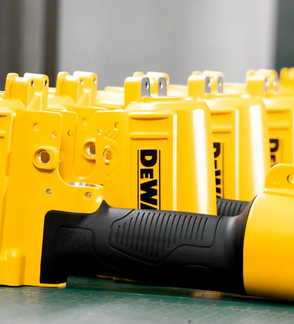 空圧工具向けTPRインサート成形の対応オプション