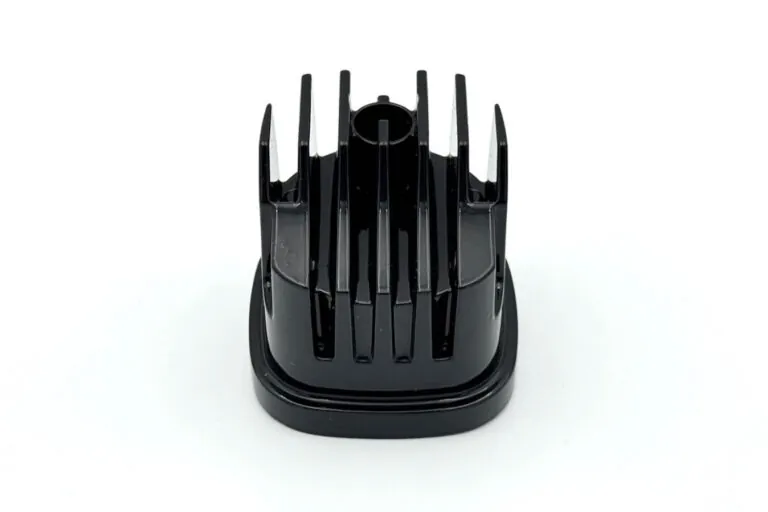 高性能熱管理向けに設計された冷却フィン一体型黒色仕上げアルミ合金ダイカストの詳細ビュー